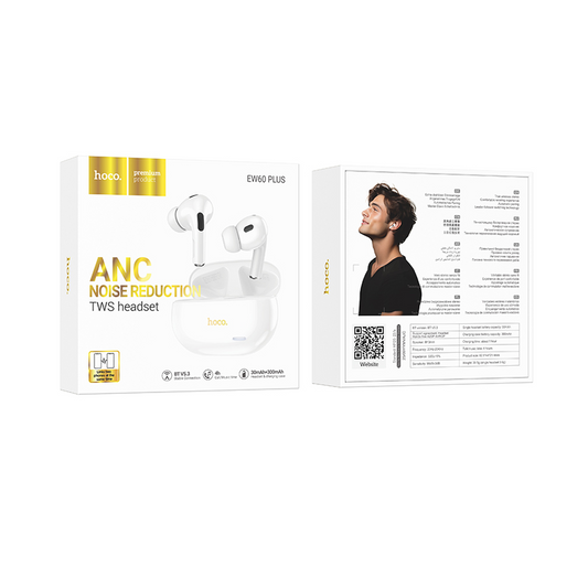 HOCO EW60 Plus True Wireless ANC Noise Reduction Bluetooth 5.3 Earphone